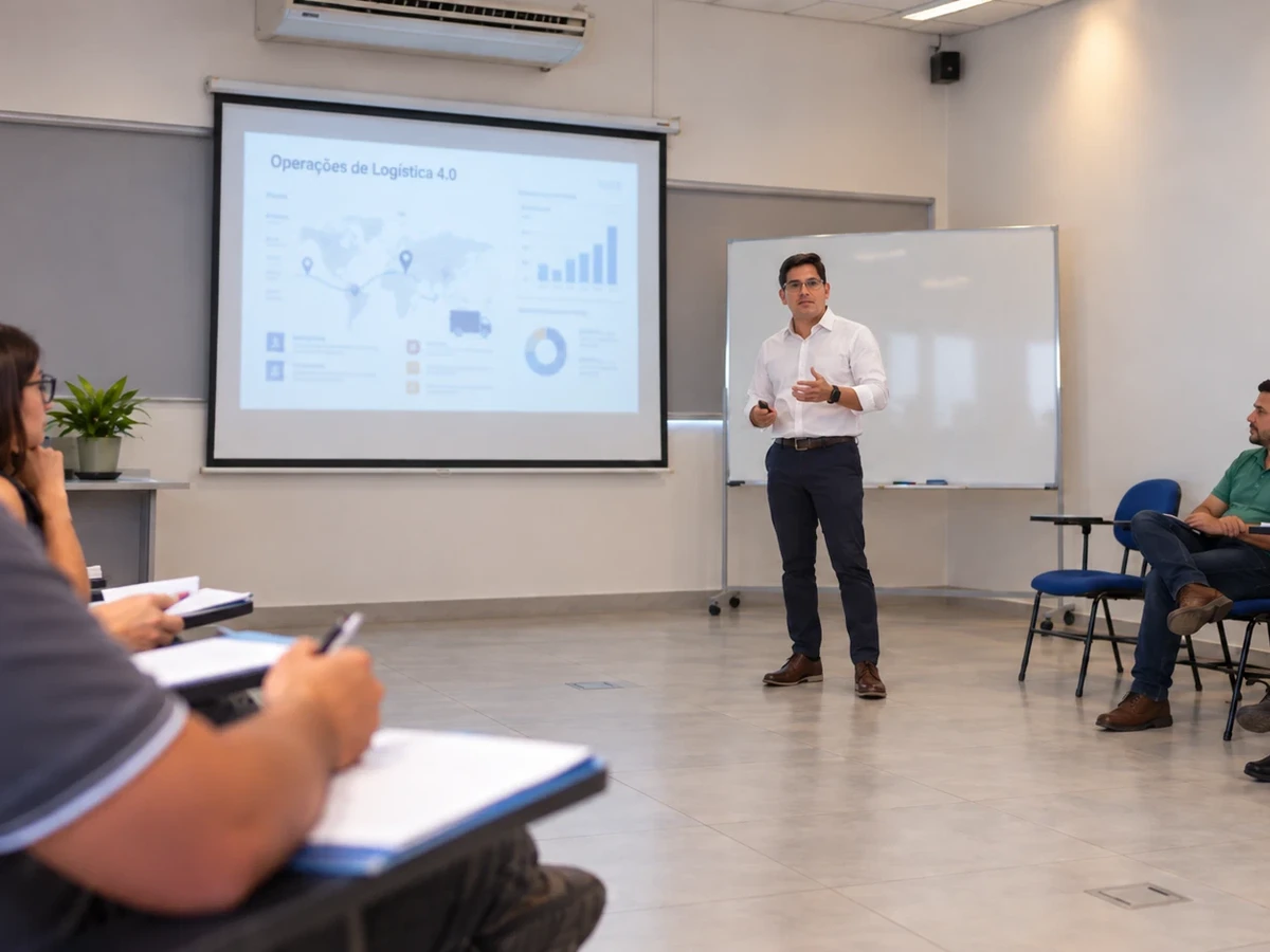 Registro de palestra, treinamento ou evento corporativo