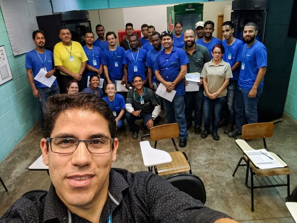 Registro de palestra, treinamento ou evento corporativo