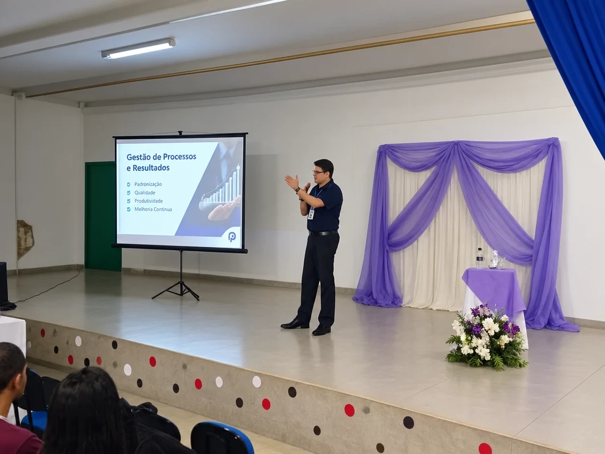 Registro de palestra, treinamento ou evento corporativo