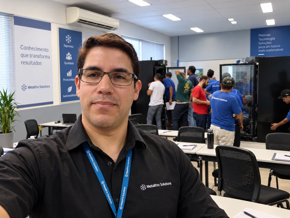 Registro de palestra, treinamento ou evento corporativo