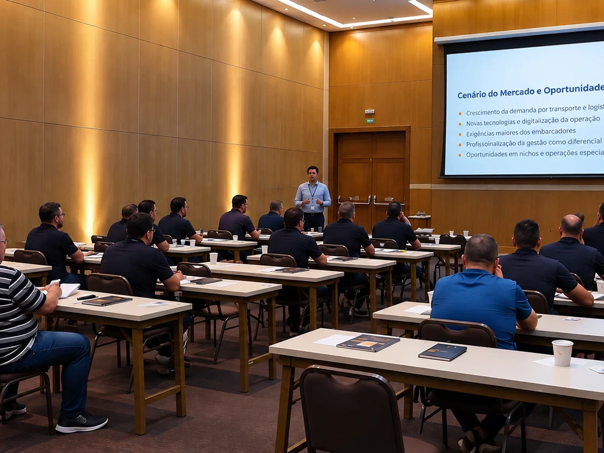 Registro de palestra, treinamento ou evento corporativo