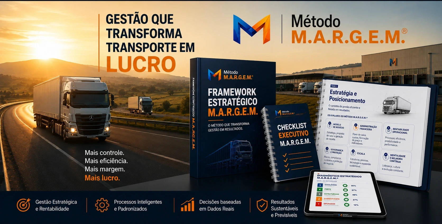 Grupo MARGEM e Método M.A.R.G.E.M. para gestão estratégica de transportadoras